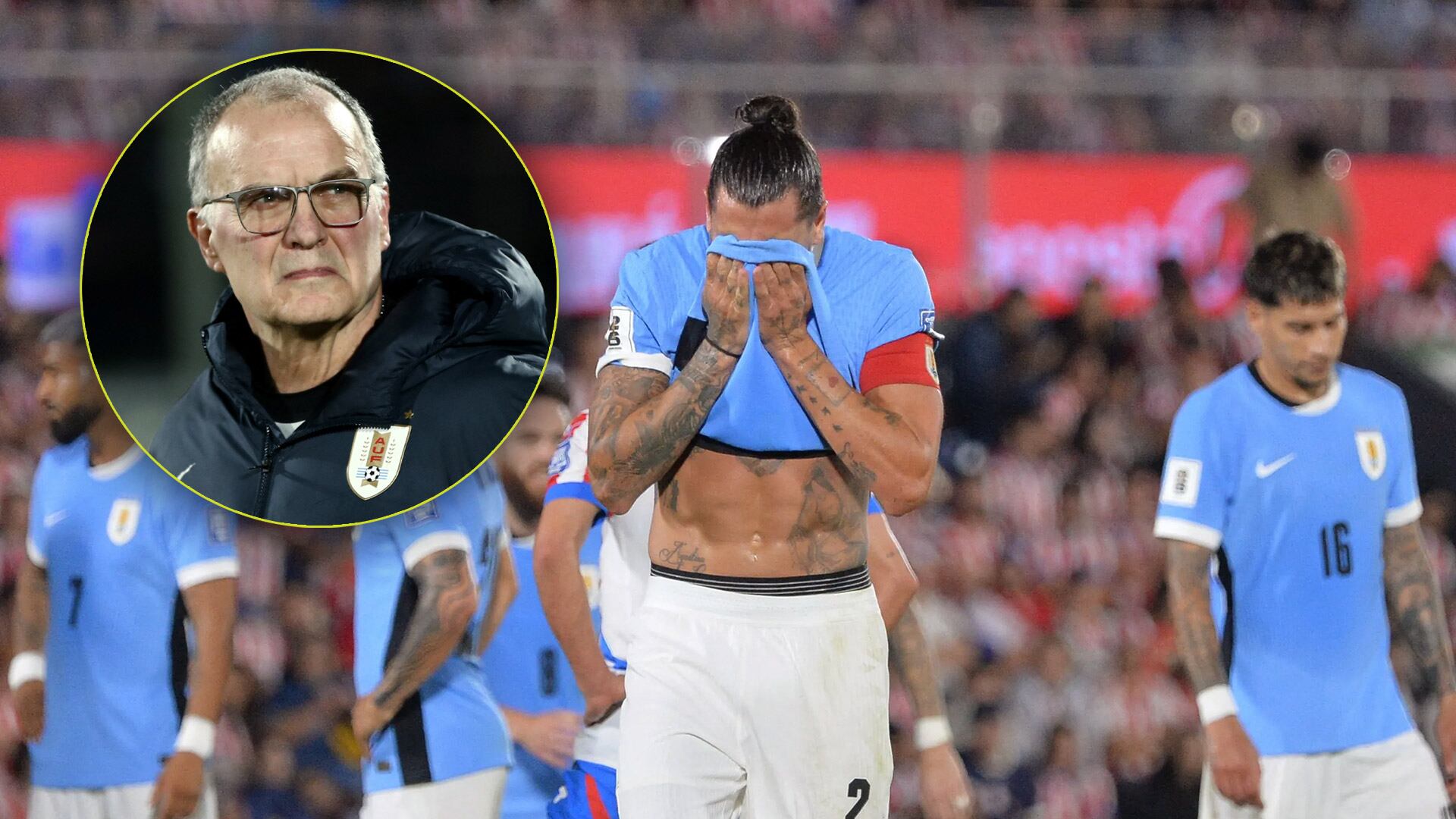 Uruguay logró el pasaje para el Mundial, pero no volvió a mostrar el nivel de sus primeros partidos con Bielsa