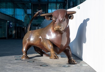 El toro del Bullring es