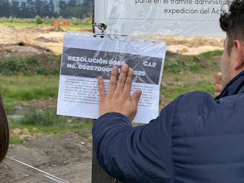 Inspectores de la CAR documentaron