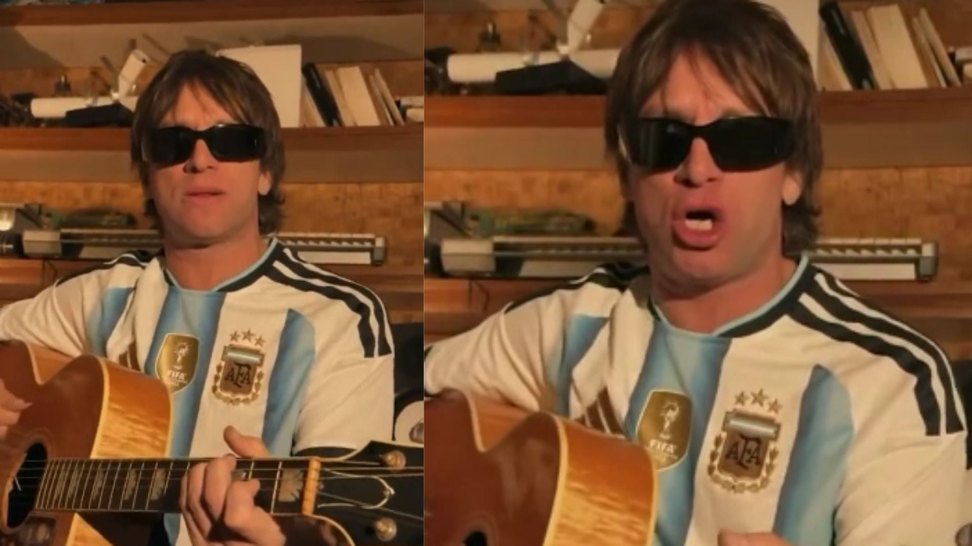Joaquín Levinton reveló la historia detrás de su “Wonderwall” viral antes de Inglaterra: “Era para chicanear a Liam Gallagher”