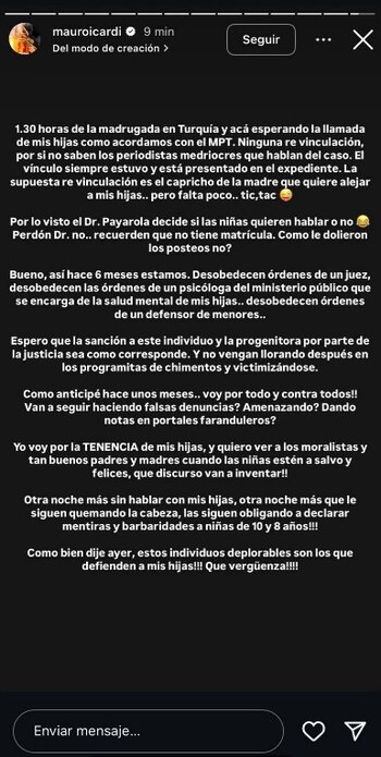 En un descargo público, Icardi