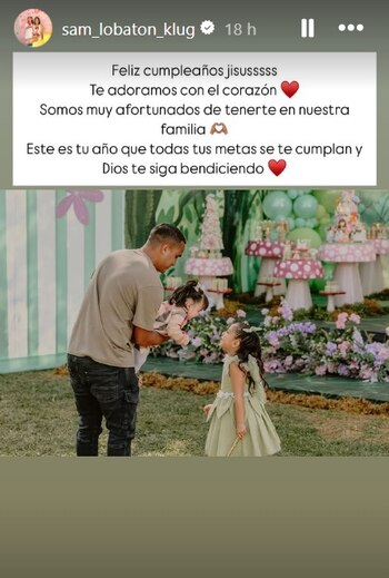 Samahara Lobatón dedicó emotivo mensaje