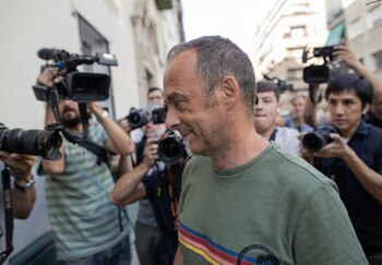 Francesco Arcuri a su llegada