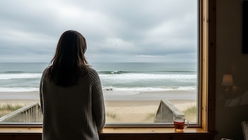 Días nublados en la costa: