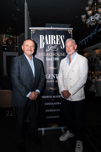 Gustavo Abudiab y Martín Koenig, fundadores de Baires Grill