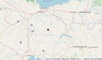 Temblor reportado en Veracruz.
(SSN)