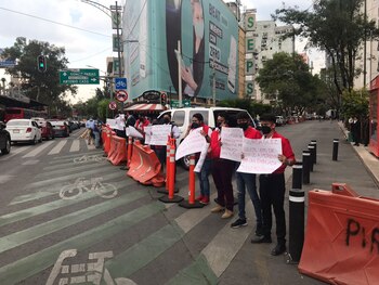 Priistas se manifestaron a las