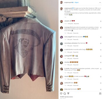 Sergio Mayer conserva el regalo