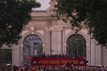Celebraciones tras la victoria de la selección española en el Mundial 2026