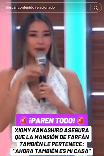 Xiomy Kanashiro confirmou seu relacionamento com Jefferson Farfán e causou polêmica com um anúncio inesperado. Captura: América Hoje.