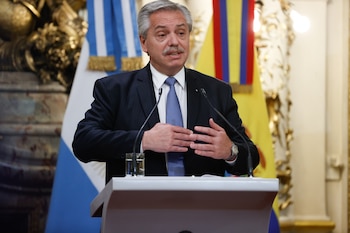 El ex presidente Alberto Fernández