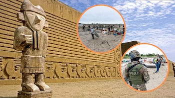 Trujillo: desalojan ocupantes ilegales y recuperan 5,000 metros cuadrados invadidos en zona intangible de complejo arqueológico Chan Chan