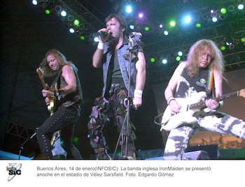 El grupo Iron Maiden cumple