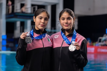Las clavadistas mexicanas brillaron desde el trampolín de 3 metros con una gran actuación, lo cual confirma su potencial a futuro. (Olimpismo Mexicano)