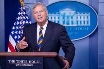 El secretario de Agricultura estadounidense,