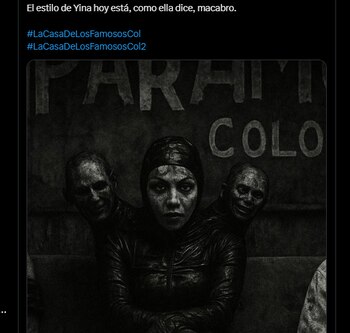 El traje no pasó desapercibido