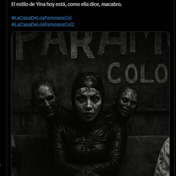 El traje no pasó desapercibido