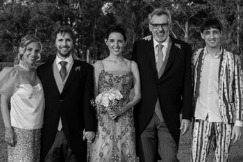 Benito Fernández en familia completa