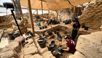El hallazgo de vigas carbonizadas aporta evidencia arqueológica directa de la destrucción babilónica del año 586 antes de Cristo (Universidad de Tel Aviv)