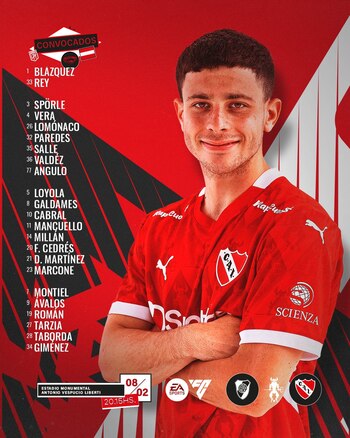 La lista de convocados de