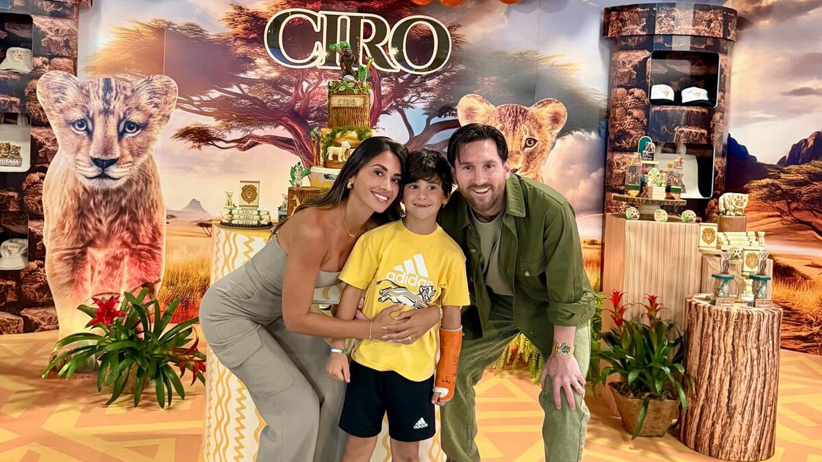 Ciro Messi's birthday celebration