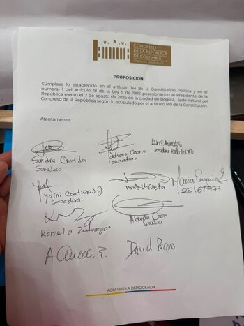 El Pacto Histórico cuestionó el traslado de la posesión presidencial y advirtió que implicaría un sobrecosto para la nación - crédito Prensa Sandra Chindoy