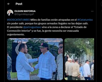 Olguín Mayorga había expresado su