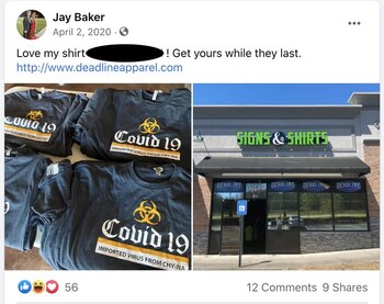 La camiseta con la leyenda