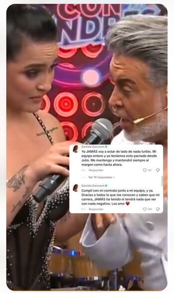 Daniela Darcourt respondió a críticas