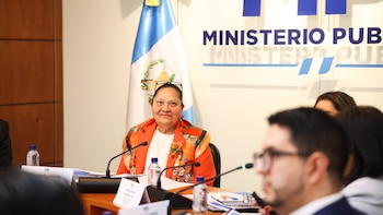La fiscal general de Guatemala Consuelo Porras presenta balance de gestión y plan para próximo periodo ante Postuladora