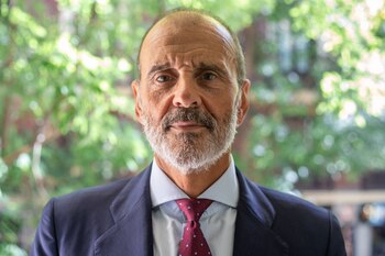 Carlos Balado antes de comenzar