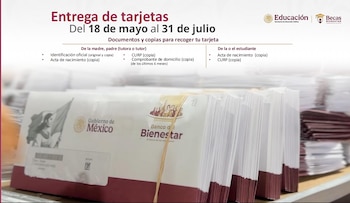 Julio León, Coordinador Nacional de Becas para el Bienestar, confirmó la fecha del primer depósito de la Beca Rita Cetina de Uniformes y Útiles Escolares para los niños de primaria que se registraron durante marzo (Cortesía)