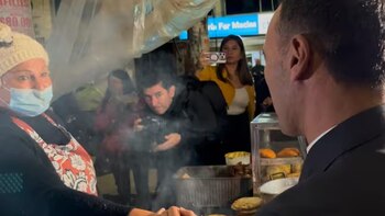 Vendedora informal que se enfrentó