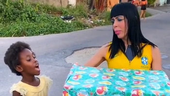 Una de las influencer brasileñas