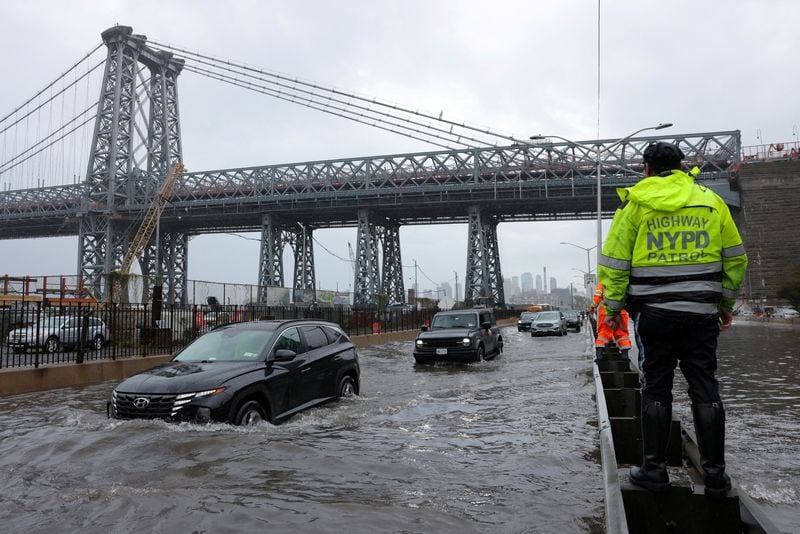 Un temporal del noreste provocó inundaciones en las calles y la zona costera de Atlantic City en Nueva Jersey (REUTERS/Andrew Kelly/ File Photo)