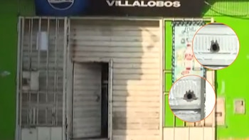 Extorsionadores disparan contra distribuidora en