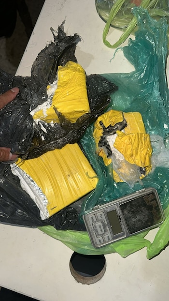 La cocaína secuestrada