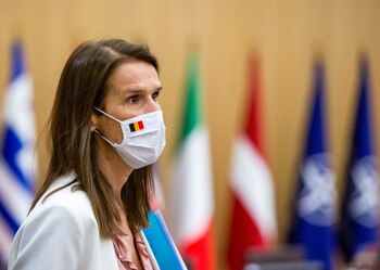 La ministra belga de Exteriores,