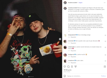 Valentín Costabel recordó a Chatterbox como un amigo cercano y retomó una de sus frases: “el resto es historia”