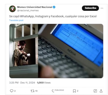 memes caída whats México