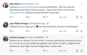 James Rodríguez asistió y anotó