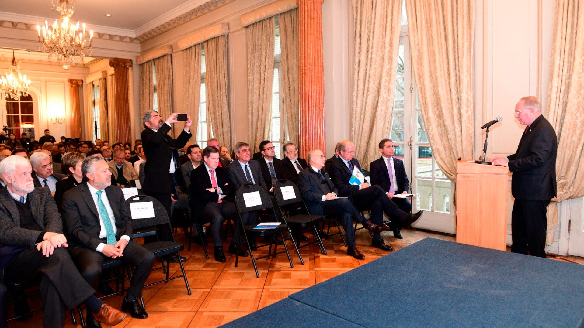 Luis Lucero, secretario de Minería de la Argentina, en una presentación en Chile, en agosto 2024
