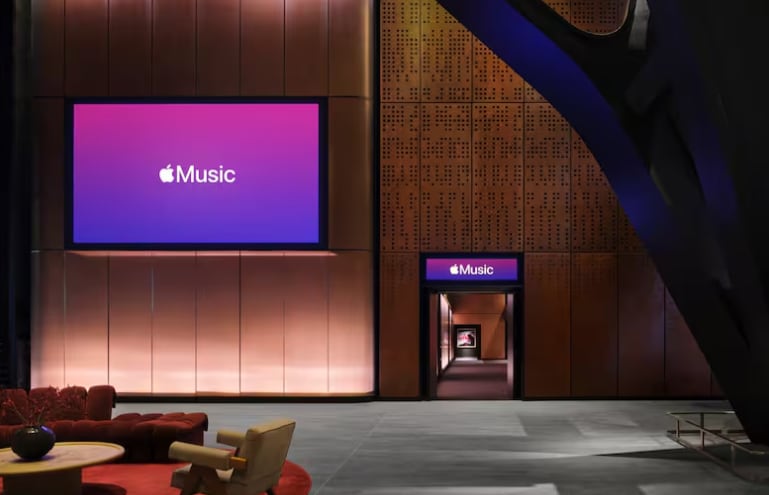 Apple estrena un nuevo recinto para conciertos en Londres. (Apple)