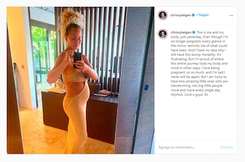 El mensaje de Chrissy Teigen