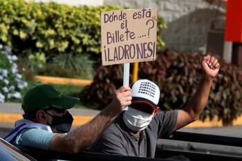 En la última década, Honduras ha sufrido "pérdidas millonarias y reveses importantes" en la lucha contra la corrupción e impunidad, y para hacer frente a la recuperación es "esencial" que la lucha contra la corruptela "no se quede atrás", de acuerdo con Asociación para una Sociedad Más Justa (ASJ). EFE/Gustavo Amador/Archivo