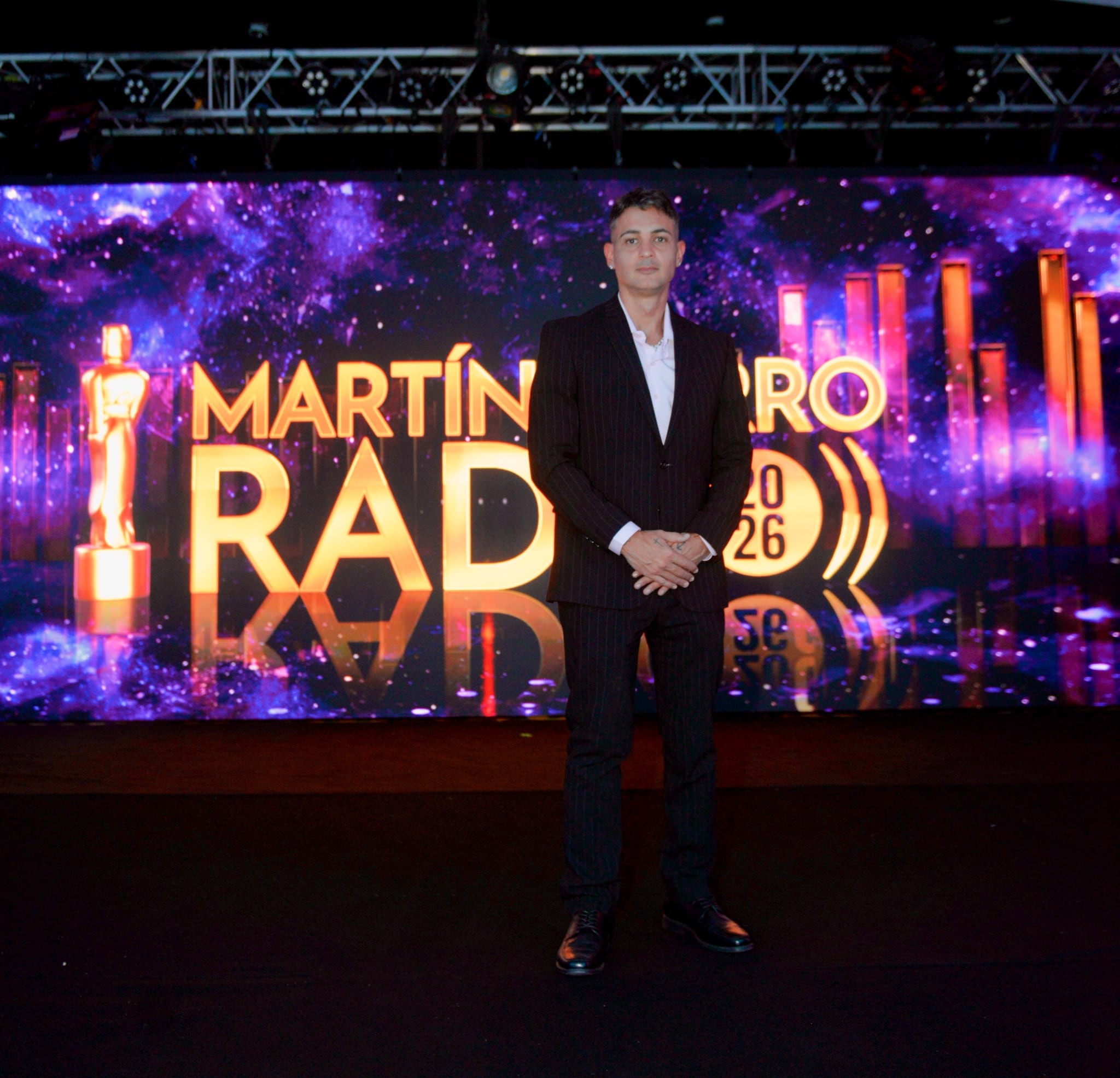 Facundo Ventura acompañó la noche de los Martín Fierro de Radio 2026