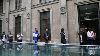 Los jóvenes llegaron de distintos