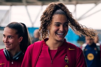 Mayssa Baha, en el FC Barcelona. (Instagram)