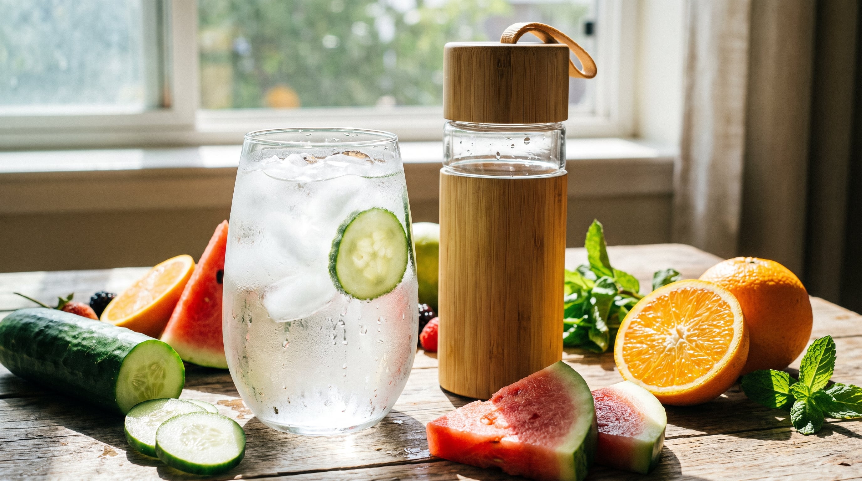 Las frutas con alto contenido de agua pueden sumar hidratación, fibra, vitaminas y minerales más allá de los vasos de agua (Imagen Ilustrativa Infobae)