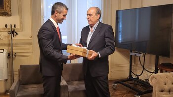 Guillermo Francos visitó a Martín